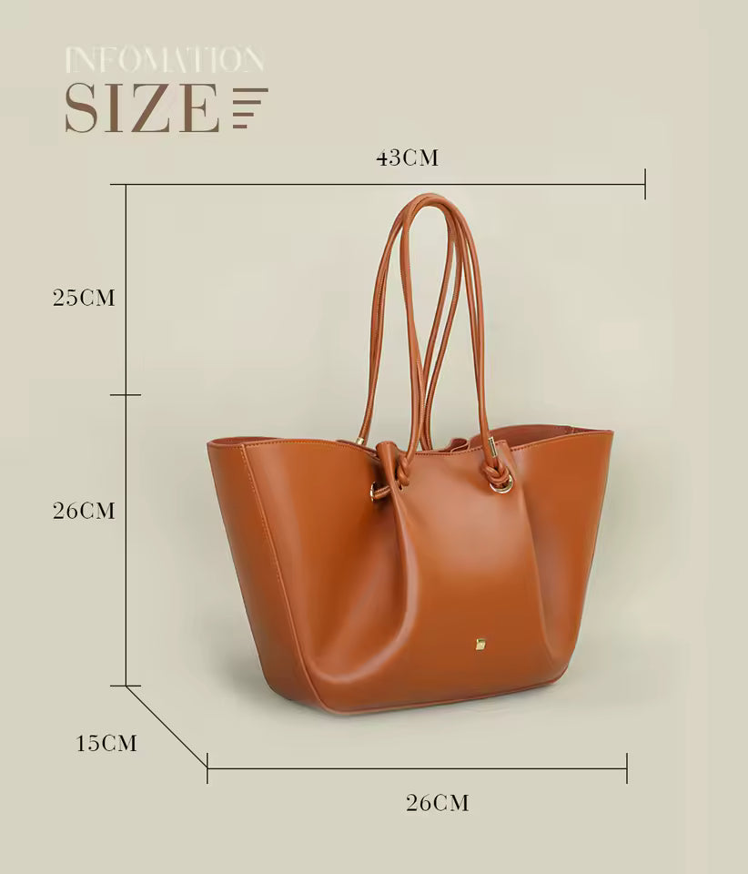 PG Atmosphere Brand Multifunctional Large Capacity 2025 New Fashion PU Artificial Eco-Friendly Leather Single Shoulder Bag