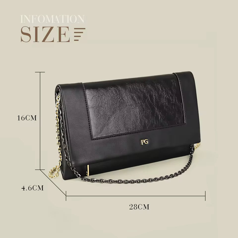 PG High-End Design Lightweight Simple Single Shoulder Bag 2025 Latest Style Joker Single Satchel Bag